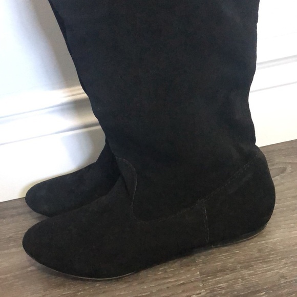 ZIGI Soho Oak Suede Leather Flat Knee Length Boots, 7.5 - Picture 5 of 9